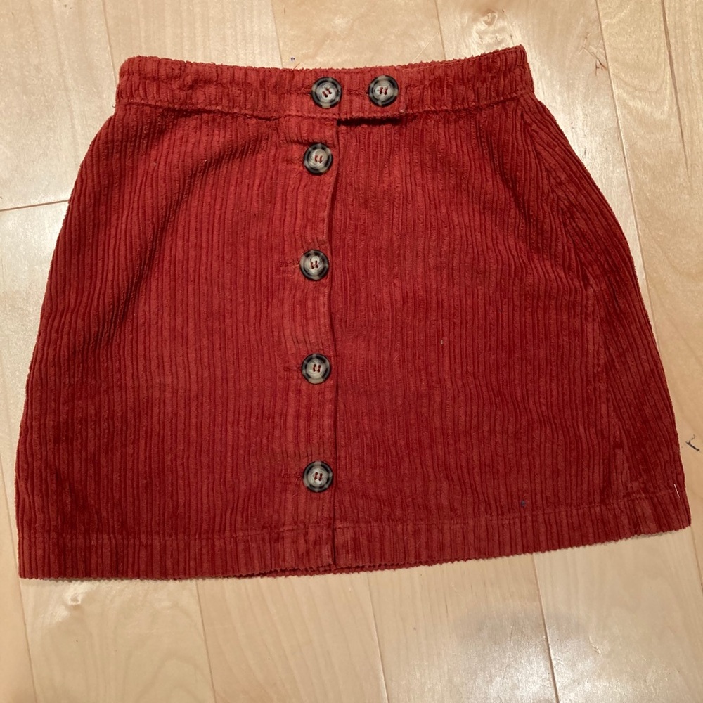 Bdg corduroy mini skirt